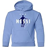 LES TRICOT Argentina Football Air Messi 2022 World Soccer Fans Youth Hooded Sweatshirt