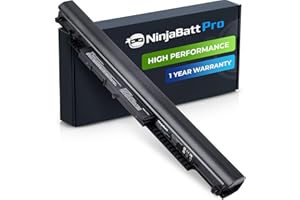 NinjaBatt Pro Battery for HP 807956-001 HS04 HS03 807957-001 807612-421 HSTNN-LB6U 255 250 G5 15-AY039WM 15-AY009DX 17-X061NR 15-BA009DX TPN-I119 15-AY041WM HSO4, Premium Cells - [4 Cells/2600mAh]