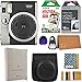 Fujifilm Instax Mini 90 Instant Camera + Fuji Instax Film (20 Sheets) + Giant Accessories Bundle(12 Piece) (Black)