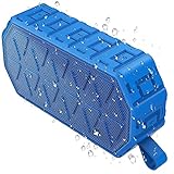 Bluetooth Speakers, Tinzzi IPX6 Outdoor Wireless Speaker with Bluetooth 4.2 technology, 1000mAh Battery, Built-in Mic for iPhone, iPad, Samsung, Nexus, HTC and Other Bluetooth Devices(Blue)