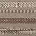 DII Farmhouse Braided Stripe Table Runner Collection, 15x108 (15x113, Fringe Included), Stone