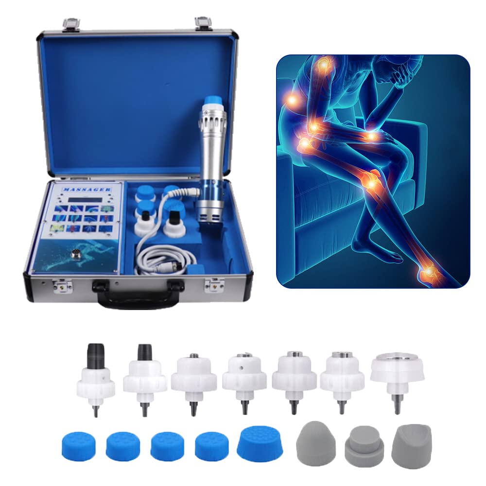 Photo 1 of Shefmon Portable Shockwave Therapy Machine Focused Shockwave Therapy Machine with 7 Heads