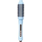 Farery Thermal Brush 1.5 Inch for Short to Medium Hair, Heated Round Curling Iron with 5 Heat Settings Up to 420&deg;F, Hot Styling Tool for Curls Bangs Volume Flips, Dual Voltage Travel