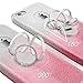 iPhone 4S Case, iPhone 4 Case, Silverback Girls Bling Glitter Sparkle Cute Phone Case with 360 Rotating Ring Stand, Soft TPU Outer Cover + Hard PC Inner Shell Skin for Apple iPhone 4S / 4 -Ombra Pink
