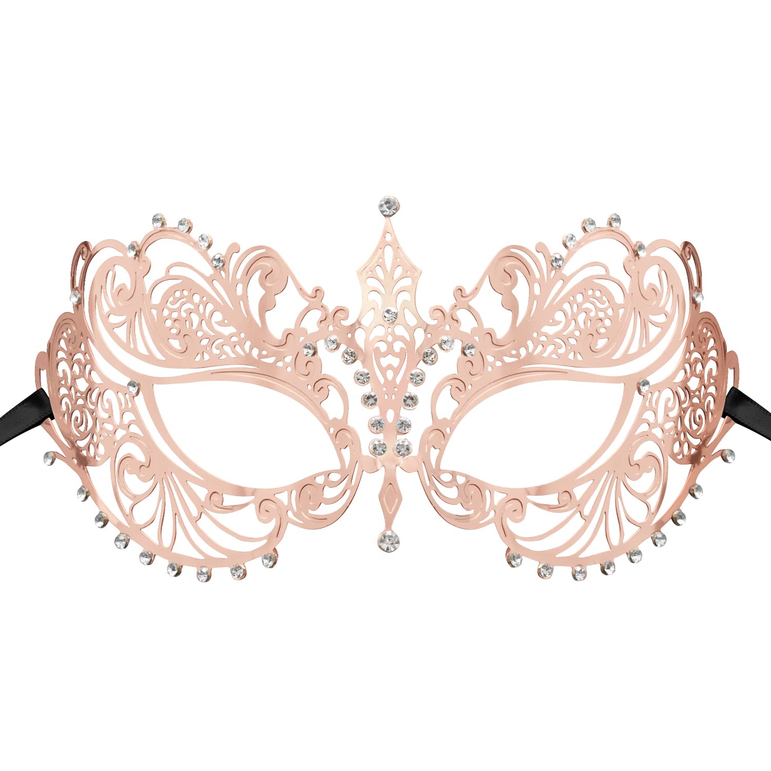 Coddsmz Laser Cut Metal Women's Masquerade Mask Mardi Gras Mask