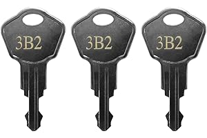NIAHM Sentry Safe Replacement Keys Model 1100-Codes 3B2 for Sentry Safe Key (Key 3B2)(3 Pcs)