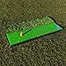 FORB Launch Pad Golf Practice Mat (2-in-1 Fairway/Rough) (24in x 12in) – Mini Golf Mat Combining Realistic Fairway & Semi-Rough Lies [Net World Sports] (2 in 1)