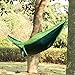 HIG Outdoor Camping Hammock - Double Parachute Lightweight Nylon Portable Hammock with Wtraps & Carabiners for Backpacking, Camping, Travel, Beach, Yard