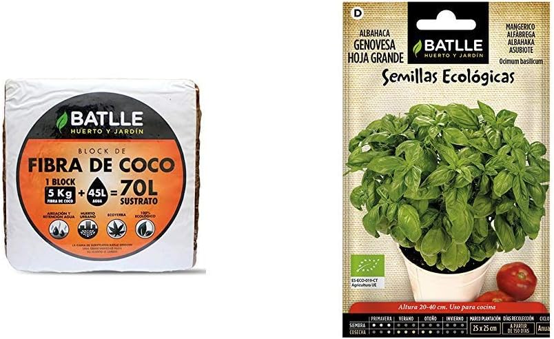 Sustratos Ecológicos Brick de Fibra de Coco 650g Batlle + Trato ...