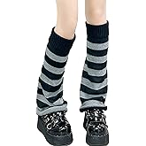 Sksshion Women's Y2K 80s Leg Warmers Socks Rib Knit Boot Socks