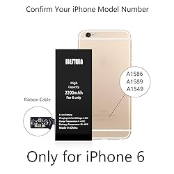 IBESTWIN Battery for iPhone 6, 2200mAh Replacement