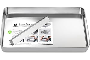 Yangbaga Stainless Steel Reusable Litter Tray, Compatible with Petsafe Scoop-Free Self-Cleaning Litter Box, Efficient Poop Collecting Design, Odor Control & Rust-Proof, Money-Saving Litter Box