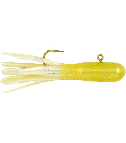 Kit Esche Tubolari Tube-Baits Per Pesca Al Basso, 20 Esche Morbide In 5 Colori + 12 Testine Piombate (3/16 E 1/4 Oz)