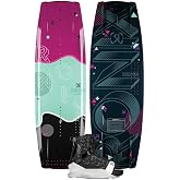 Ronix Krush Women's Wakeboard Package w/ Halo Bindings 2026, 130 cm, Halo - Women's 6-8.5