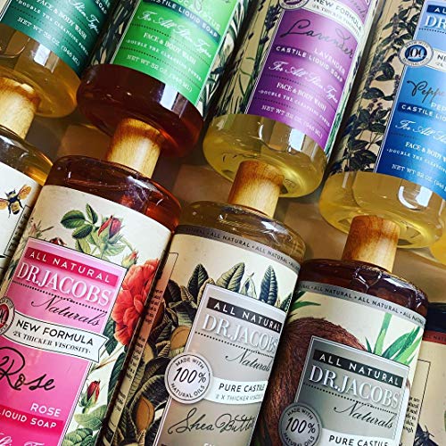 Dr. Jacobs Naturals Pure Castile Liquid Soap Natural Face and Body