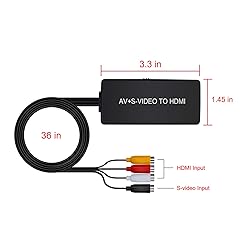 LVY SVideo to HDMI Video Converter, AV to HDMI