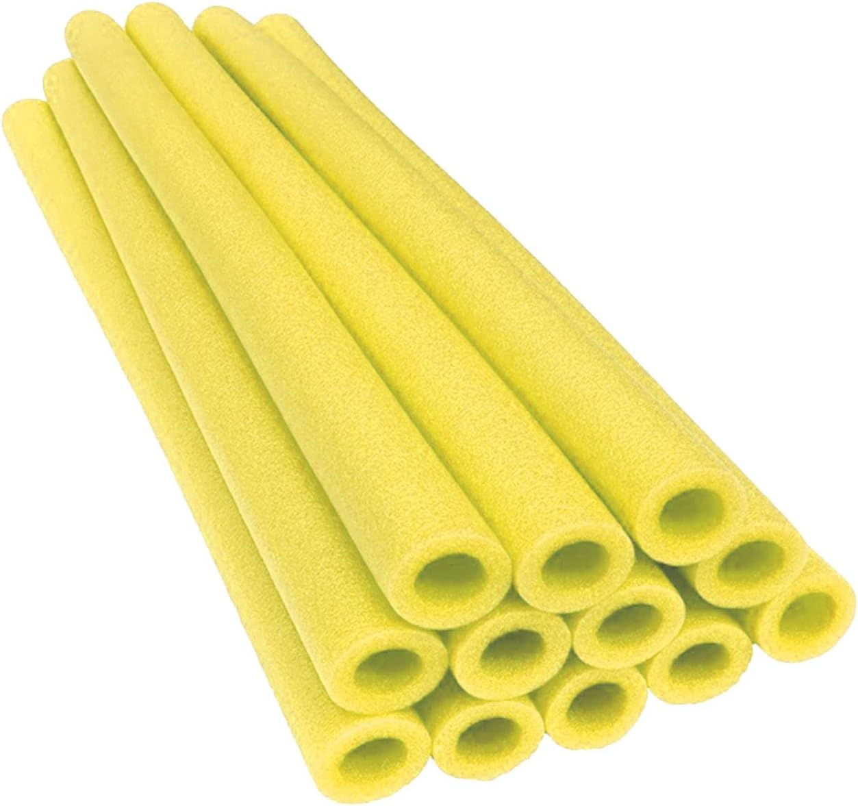 Pool Noodles, 12 Pack Trampoline Pole Foam Sleeves, Trampoline Railing Foam Tubes, Waterproof Trampolines Pole Cover, Fence Anti-Collision Hollow Tube Fittings for Posts for Padding Bumper