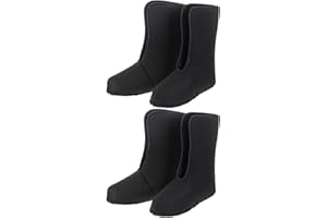 OSOLADY 2 Pairs Warm Snow Boot Liner Inner Lining for Snow Boots Black