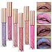 TOPBeauty Fashion Women Glitter Lip Makeup Waterproof Lip Gloss Nude Glitter Shimmer Focallure Lipstick Lip Kit #33