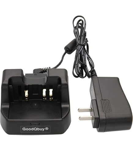CD-41 Rapid Charger For Yaesu Radios - Compatible With FT5DR, FT3DR, VX-8 Series & FNB Batteries