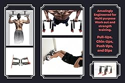 HealthKNOCKS Portable PULL UP BAR | NO SCREW