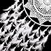 Whitelotous 36.6'' Big Size White Handmade Dream Catcher with Feathers Hanging Decor