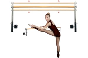 Artan Balance Ballet Barre Wall Mounted for Home or Studio Dance Training, Yoga, Stretching, and Pilates, Posture for Kids and Adults, Beginner Friendly, Dancer