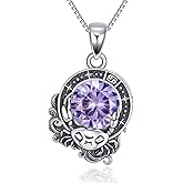 LONAGO Zodiac Sign Necklace Celestial Constellation Necklace Horoscope Astrology Zodiac Pendant Necklace Gift for Women