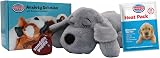 Snuggle Puppy Original Heartbeat Toy for Dogs Gray - Anxiety Calming Aid