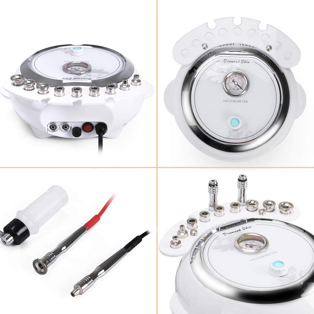 3 in 1 Diamond Microdermabrasion Machine, TopDirect Facial Skin Care Salon Equipment w/Vacuum & Spray (Strong Suction Power: 65-68cmhg): Beauty