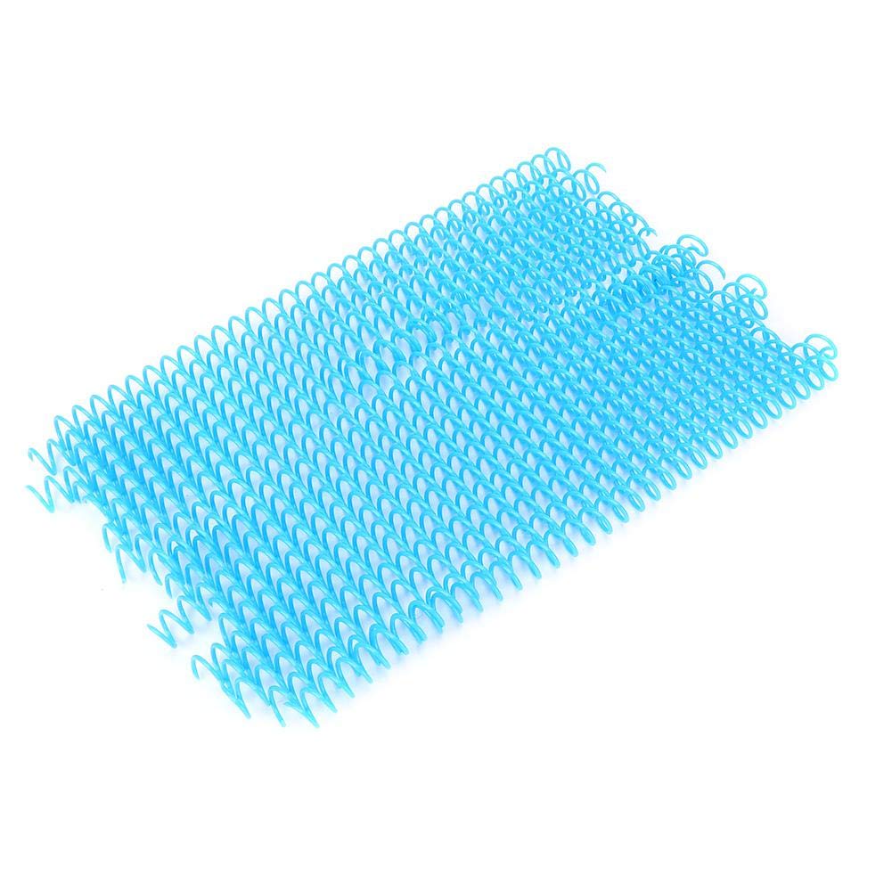 20pcs Plastic Comb Binders Comb Binding Spindles, 11mm/13mm/19mm Diameter Optional, A4 Size Paper Binding (13mm-Blue)