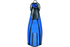 Mares Unisex Adults Avanti Quattro + Diving Fins - Durable Efficient Versatile Open-Heel Scuba Fins with Four-Channel Design & Bungee Strap