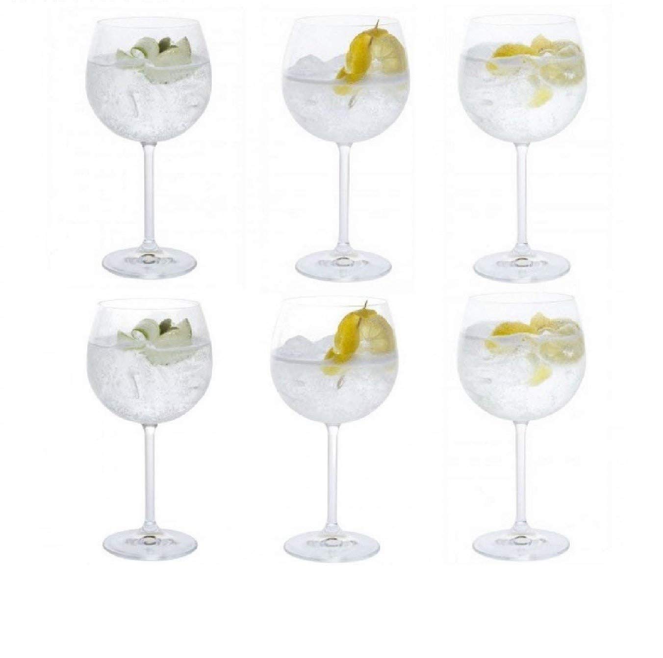Dartington Crystal Crystal Copa Gin Glasses, Set of 6 x 570ml Amazon