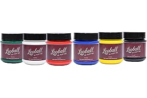 Leoball® 3D Puff Ink Ready to USE for Puffed/Embossed/Raised Prints – Fabric Water-Based Screen Printing Ink for T-Shirt and Silkscreen Printmaking, 4 Ounce jar (Black)