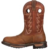 ROCKY Men's Original Ride Branson Saddle Roper Waterproof Western Boot