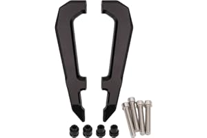 Aramox Motorcycle Rear Grab Handle Fit for MSX125 GROM 2021+, Pair Motorcycle Rear Passenger Handle Bar Aluminium Alloy Repla