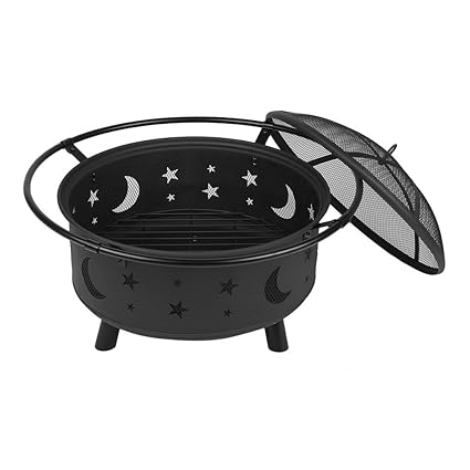 Amazon Com Chennly 29 Inch Fire Pit Bowl Portable Outdoor