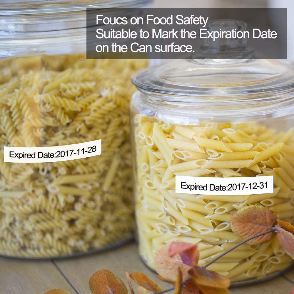 3 Etikettenband kompatibel für Dymo Letratag 91201 Plastic Label Tapes for LT-100H LT-100T LT-110T QX50, XR, XM,200B 2000 Plus Label Beschriftungsgerät Schwarz auf Weiß