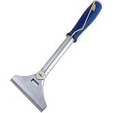 QEP 62920 4 in. Floor and Wall Razor Scraper with 5.25 in. Handle and Stainless Steel Blade
