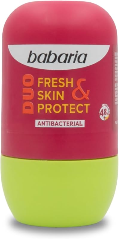 - Desodorizante Duo Fresh&SkinProtect para mulheres e homens | Sem álcool | Protege contra suor 48h | Antitranspirante | Retarda o crescimento capilar| Vegan| 50 ml