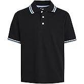 Ben Sherman Boys Polo Shirt - Classic Fit Comfort Stretch Short Sleeve Pique Golf Polo Shirts for Boys (Sizes: 8-18)
