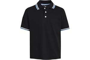 Ben Sherman Boys Polo Shirt - Classic Fit Comfort Stretch Short Sleeve Pique Golf Polo Shirts for Boys (Sizes: 8-18)