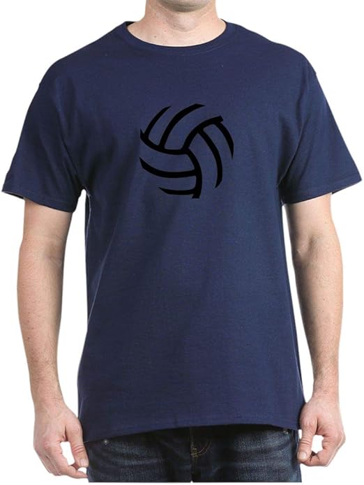 CafePress Volleyball Dark Classic 100 Cotton TShirt Clothing