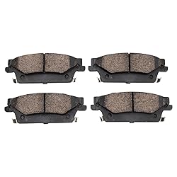 TRQ Rear Brake Pads Ceramic Compatible with