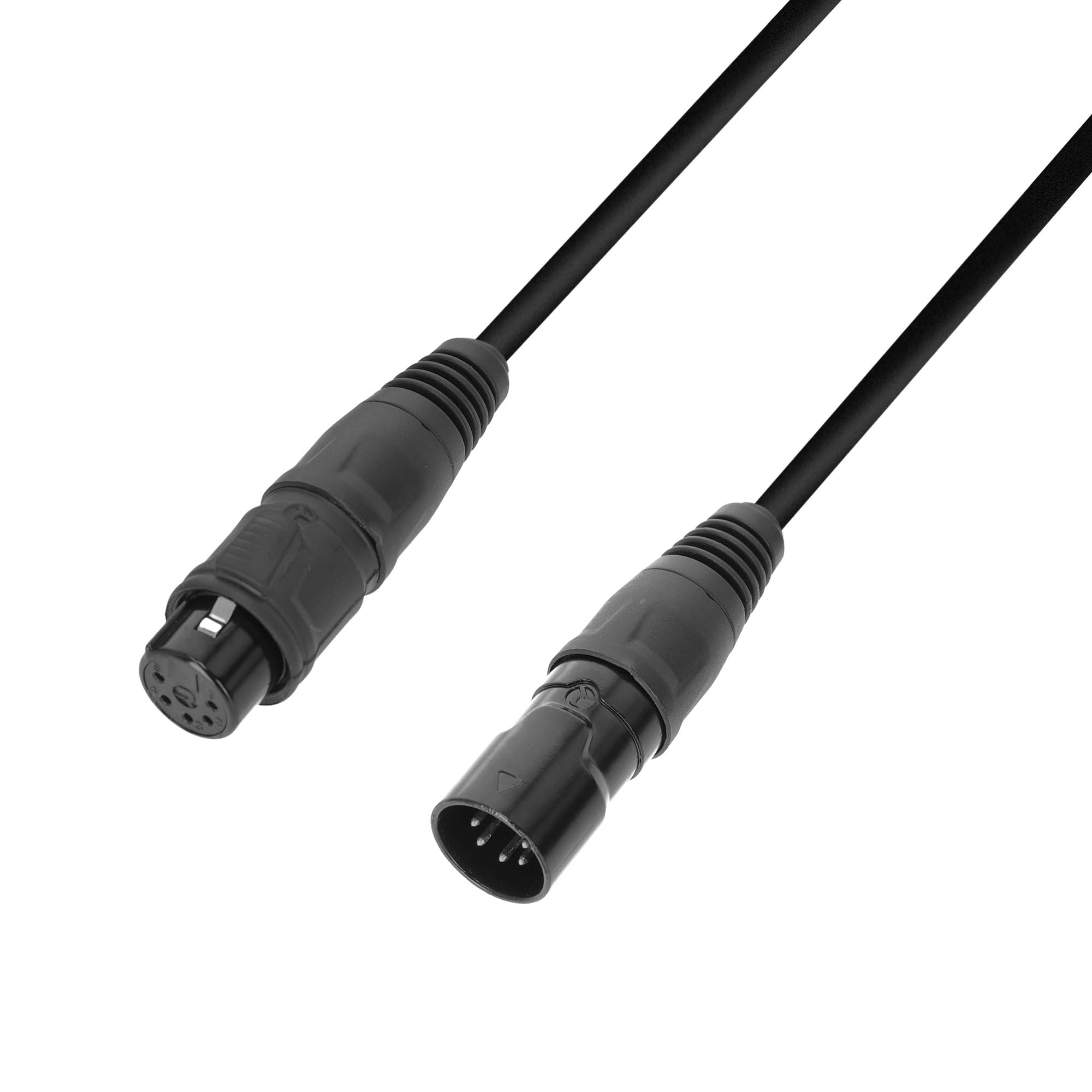 Adam Hall Cables 4 STAR DGH 0150 IP65 - DMX Cable 5-pole IP65 XLR female x 5-pole IP65 XLR male | 1.5 m