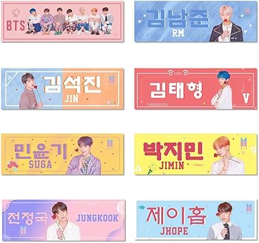 Amazon Com Nuofeng Kpop Bts Bangtan Boys Banner Map Of The