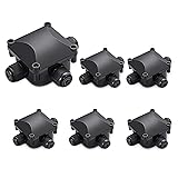 Waterproof Junction Box, IP68, 3-Way Outdoor Cable
