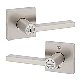 Kwikset Halifax Entry Door Handle with Lock and