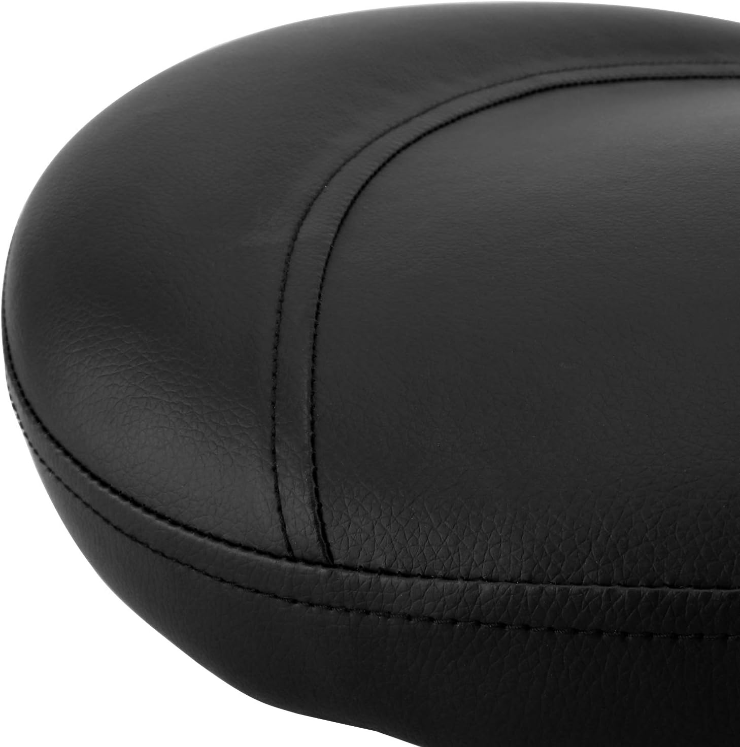 Geboor Hydraulic Saddle Stool with Wheels Rolling Adjustable Height for Clinic Dentist Spa Massage Medical Salons Studio (Black): Kitchen & Dining