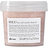 Davines SOLU Sea Salt Scrub Cleanser | Refresh and Clarify Hair and Scalp | Remove Residue And Impurities